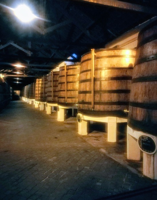 Ferreira wine cellars maturating tanks